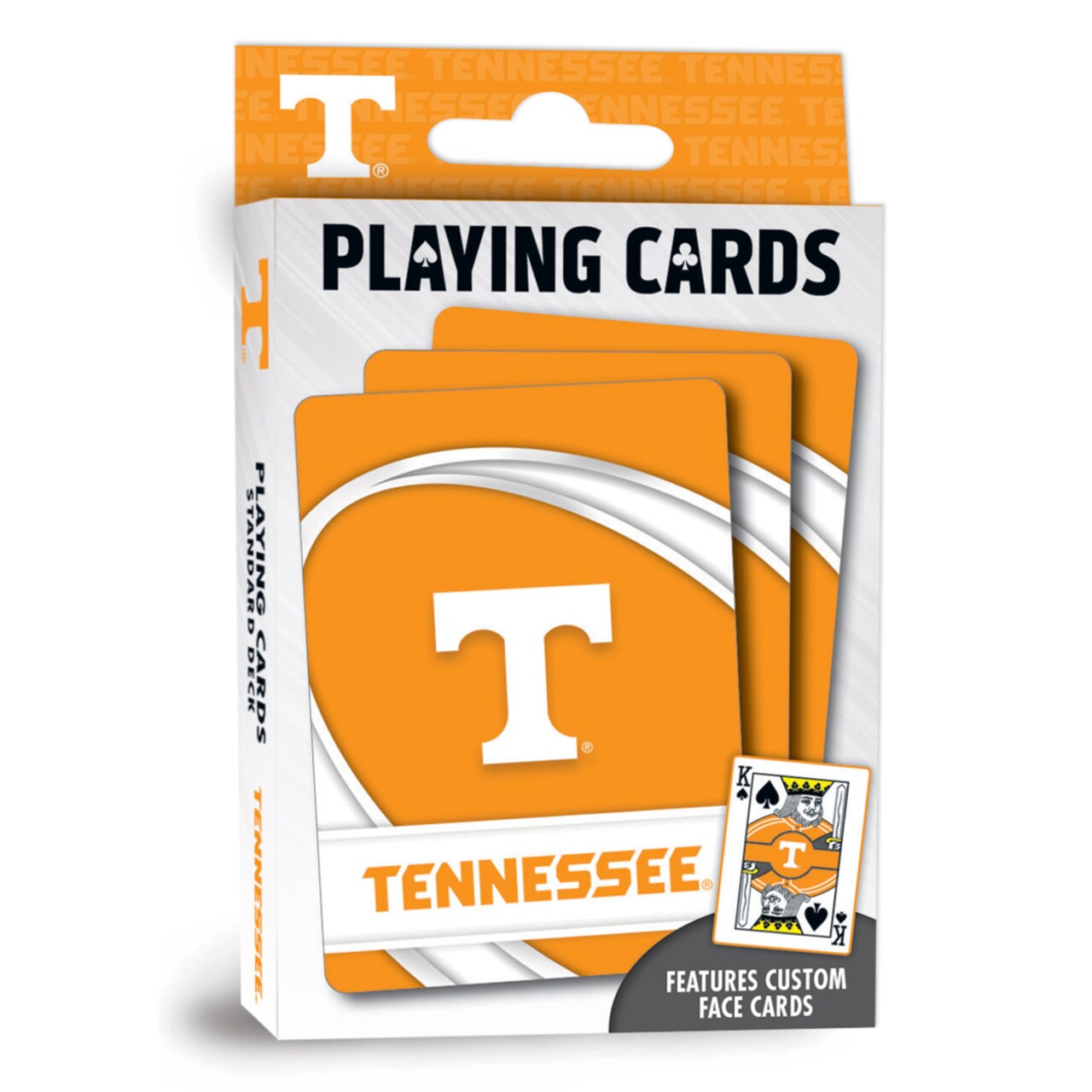 Masterpieces Officially Licensed NCAA Tennessee Volunteers Playing Cards - 54 Card Deck for Adults
